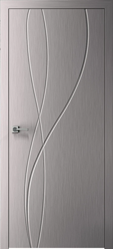 Двері Скайлайн Міді шовк x-мокко (глухе) Новий стиль