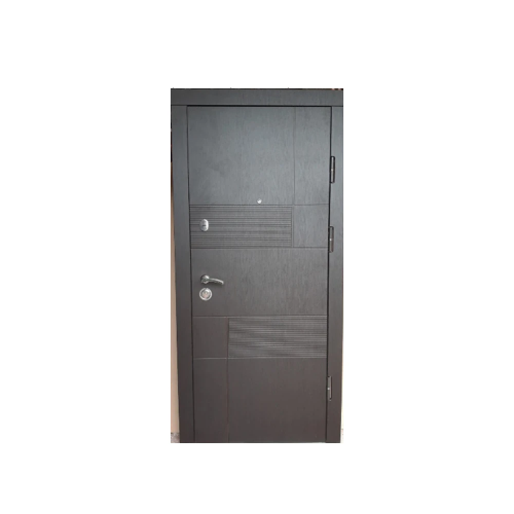 Дверь входная Форт серия Престиж модель Калифорния венге темный