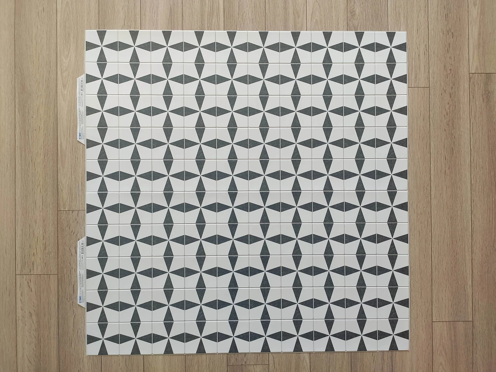 Пластиковая Панель Пластмаркет кафельная плитка Нормандия 960 * 485мм