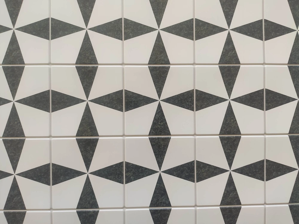 Пластиковая Панель Пластмаркет кафельная плитка Нормандия 960 * 485мм