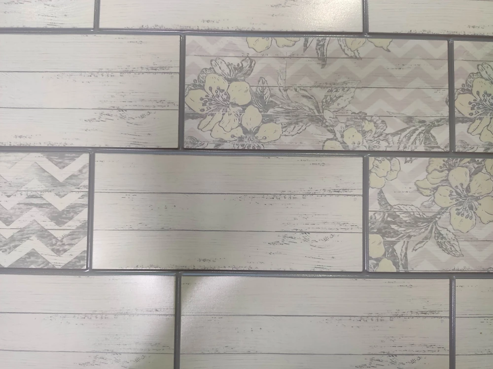 Пластиковая листовая ПВХ панель для стен Пластмаркет плитка Шебби Шик 960 * 485мм