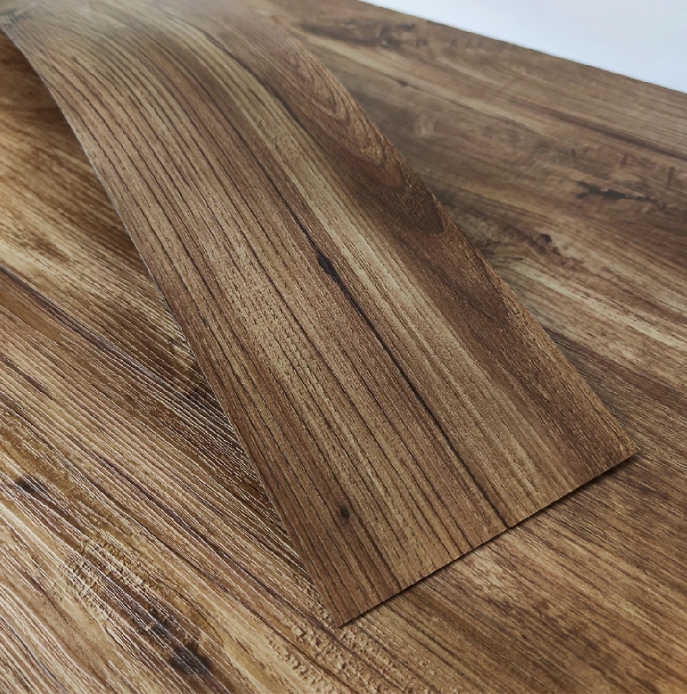 Самоклеющаяся виниловая плитка 914,4*152,4*1,5мм Каштан СВП-002