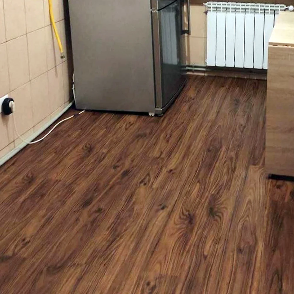 Самоклеющаяся виниловая плитка 914,4*152,4*1,5мм Каштан СВП-002