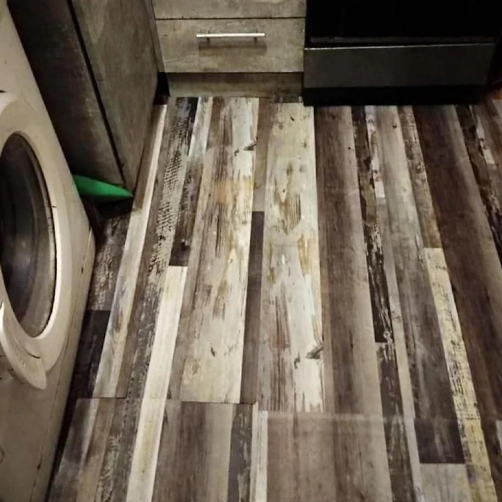 Самоклеющаяся виниловая плитка 914,4*152,4*1,5мм Мозаика СВП-006