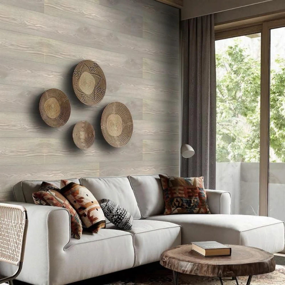 Самоклеюча вінілова плитка 914,4*152,4*1,5мм Молочне дерево СВП-009