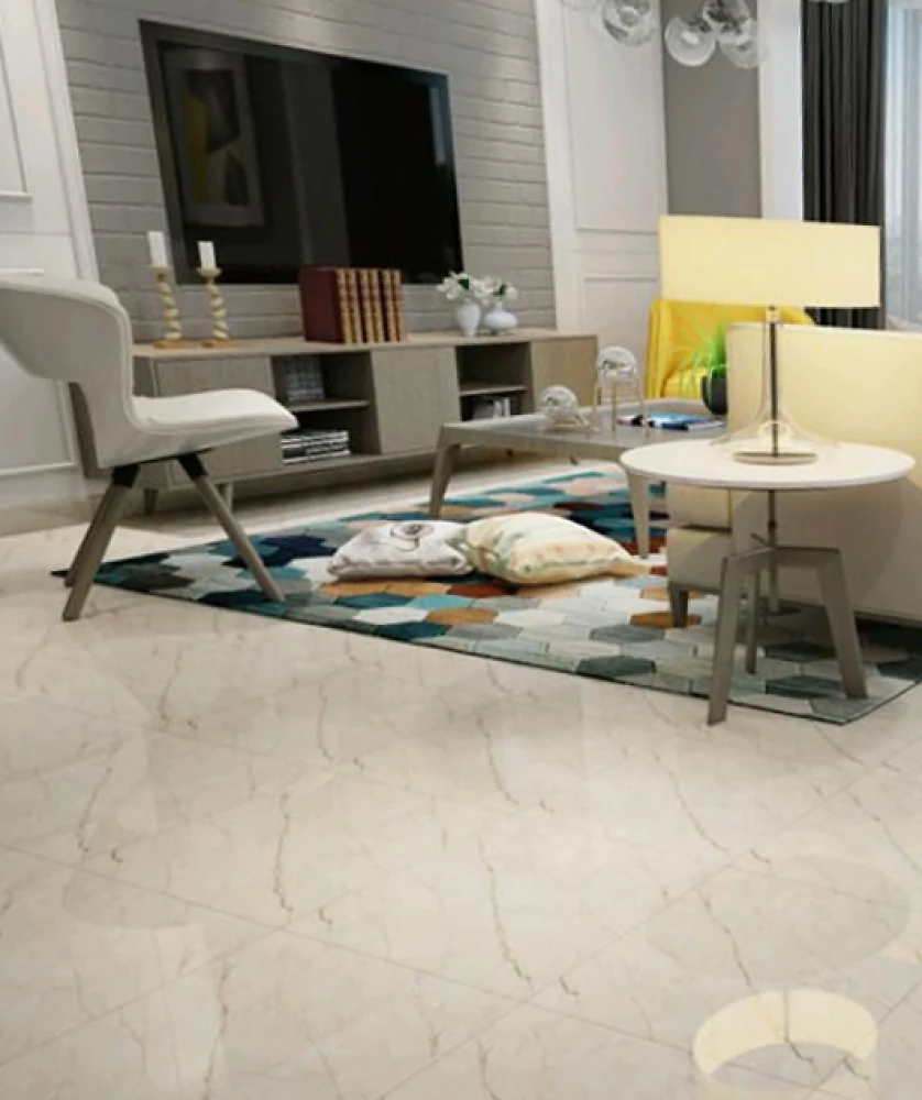 Самоклеющаяся виниловая плитка 600*300*1,5мм Мрамор благородный СВП-101 глянец