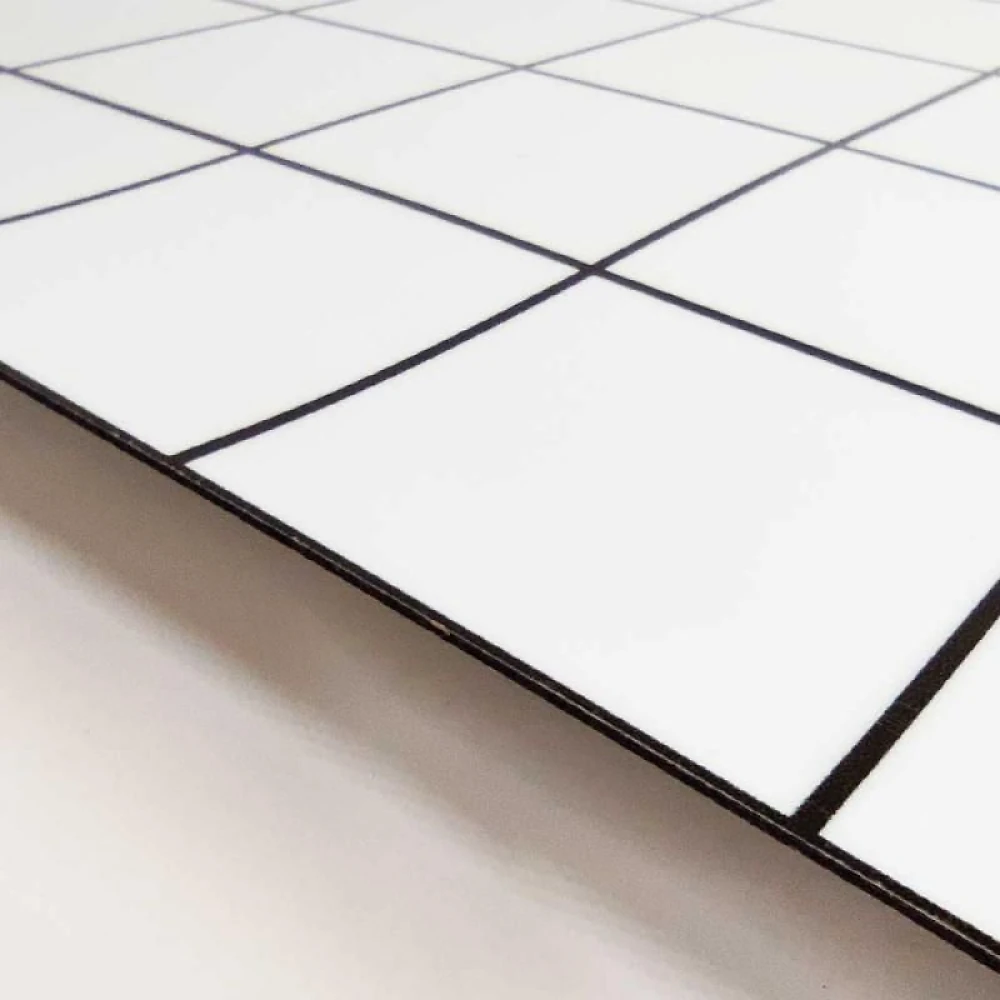 Самоклеющаяся виниловая плитка 600*600*1,5мм Клетка СВП-207 глянец