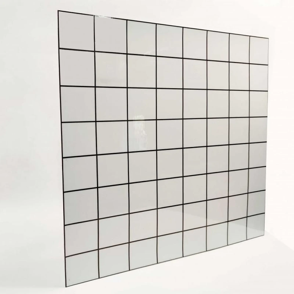 Самоклеющаяся виниловая плитка 600*600*1,5мм Клетка СВП-207 глянец