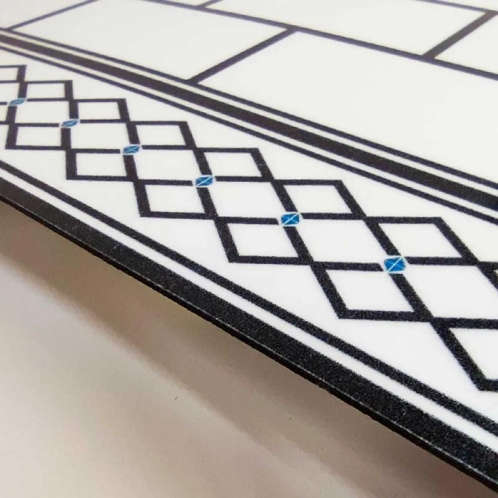 Самоклеющаяся виниловая плитка 600*600*1,5мм Кладка с бортиком СВП-210 глянец