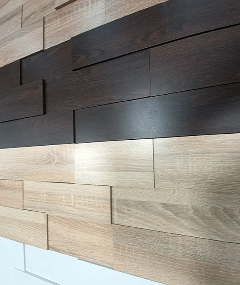 Декоративна 3д Панель МДФ для стін Stella Венге (складальна)