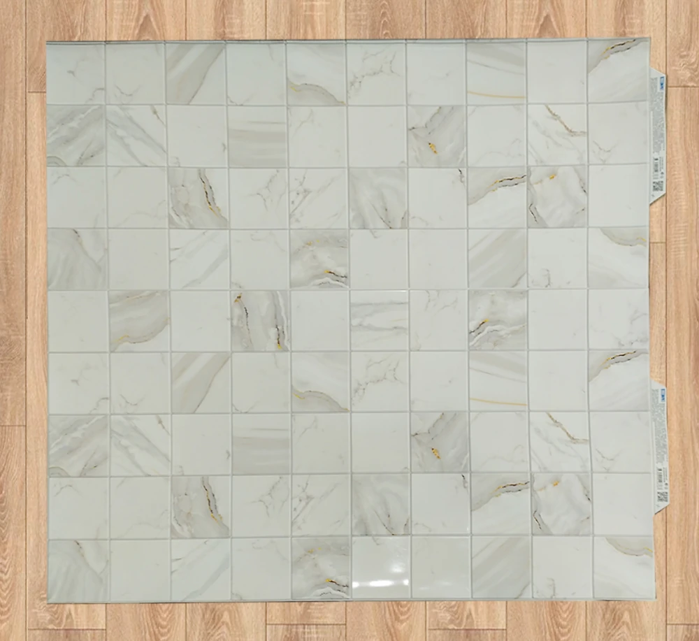 Пластиковая Панель Пластмаркет кафельная плитка Тиберио 960 * 485мм