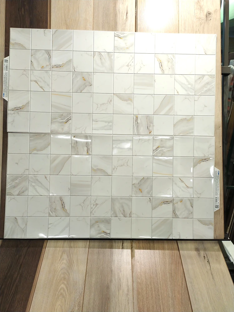 Пластиковая Панель Пластмаркет кафельная плитка Тиберио 960 * 485мм