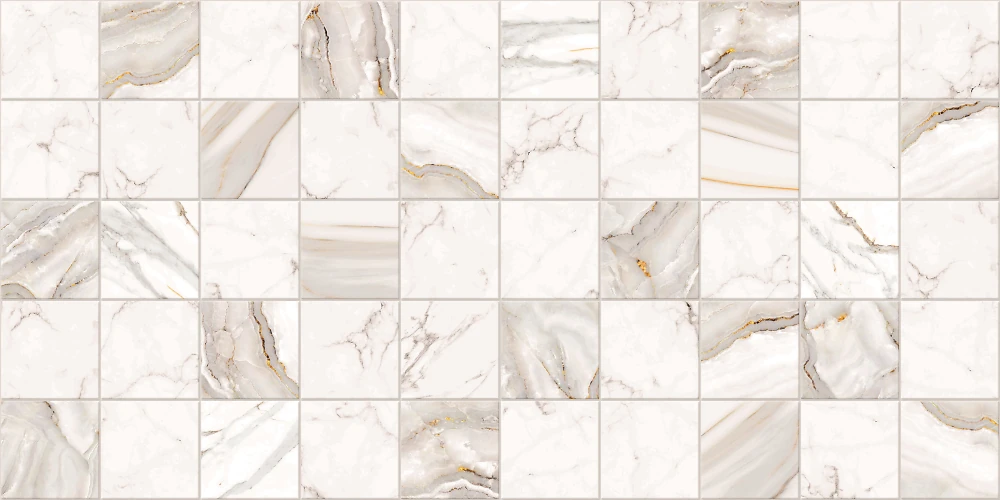 Пластиковая Панель Пластмаркет кафельная плитка Тиберио 960 * 485мм