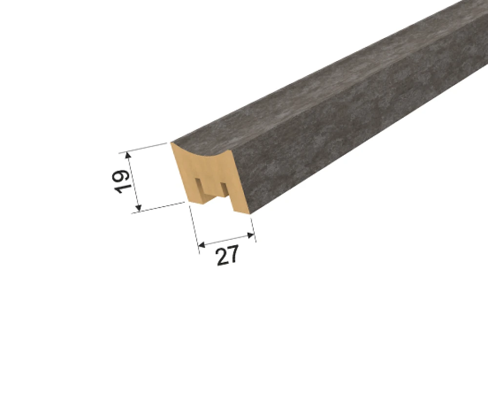 Рейка на стену МДФ Stella Милана Рекесс Нью-Йорк 27*19*2680