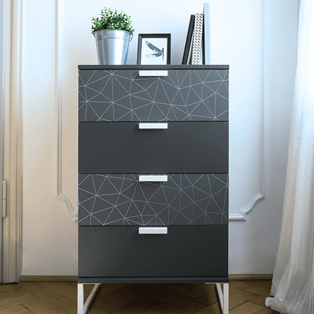 Самоклеюча плівка D-C-Fix 45см х 1м Df 200-3259 (Срібляста мозаїка)