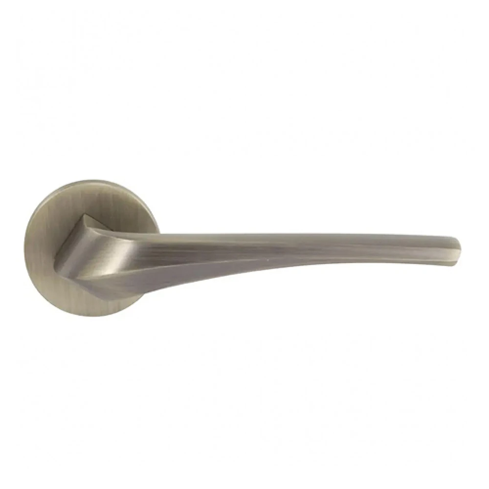 Ручка на розетці Comit Sky (розетта 6 мм) матова антична латунь