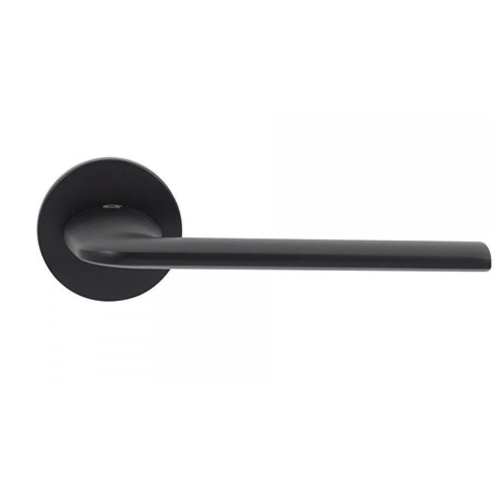 Ручка на розетці Comit Lucy R (розетта 6 мм) черный матовый