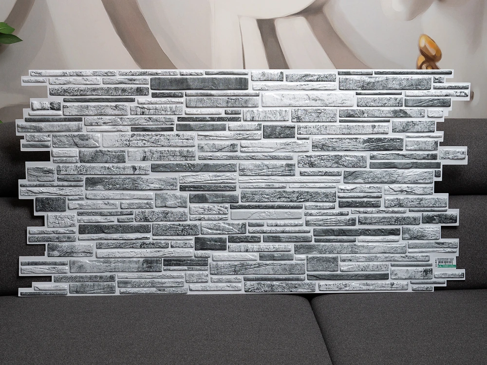 Пластиковая Панель Регул Пластушка черно-белая 977 * 496мм