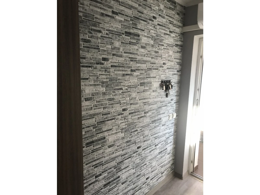 Пластиковая Панель Регул Пластушка черно-белая 977 * 496мм