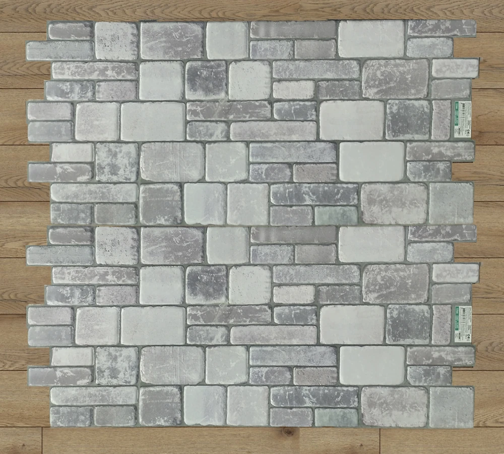 Пластиковая Панель Регул Камень пепел 965 * 502мм