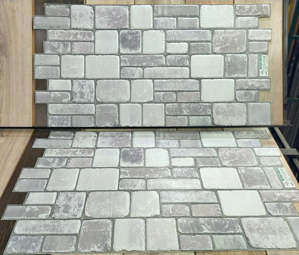 Пластиковая Панель Регул Камень пепел 965 * 502мм