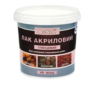 Лак універсальний Arsal, глянцевий, 0,5л