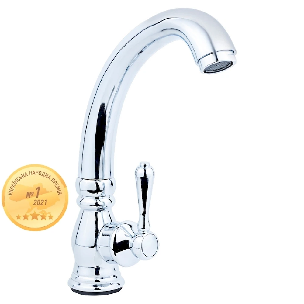 Смеситель PL 1/2 для кухни монокран на гайке Aquatica PL-1G156С(9777600)