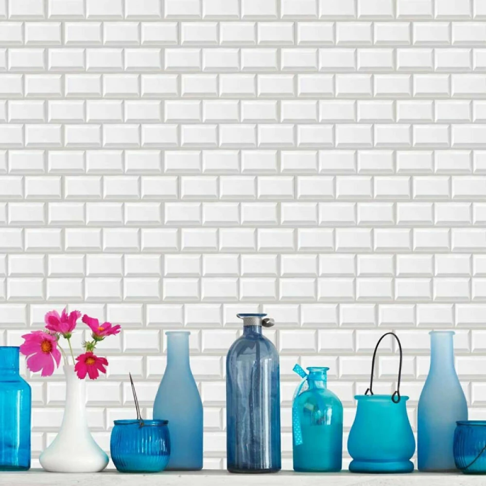 Самоклеющаяся  декоративная ПВХ плитка 300 * 300 * 5 мм Кирпич СПП-501