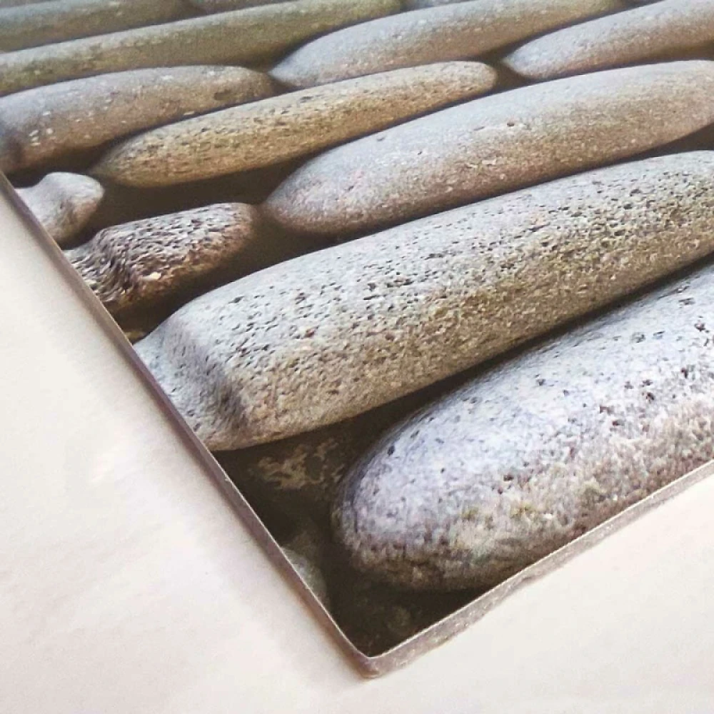 Самоклеюча декоративна ПВХ плитка 300 * 600 * 5 мм Галька СПП-700