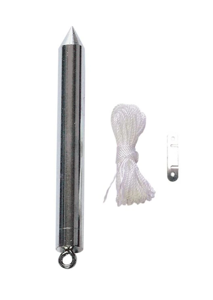 Отвес 100г шнур 3м оксидированный Favorit 04-311