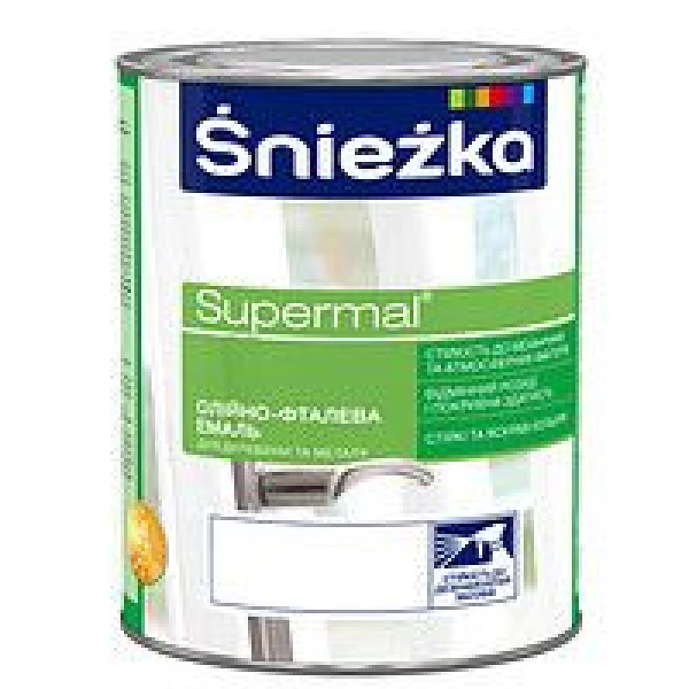 Эмаль МФ Sniezka Белая глянцевая  0,2 л
