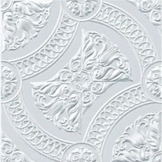 Стельова Плитка інжекційний безшовна Формат РАПСОДІЯ біла