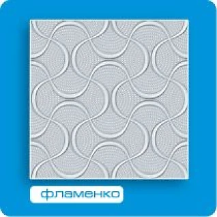 Стельова Плитка інжекційний безшовна Формат ФЛАМЕНКО біла