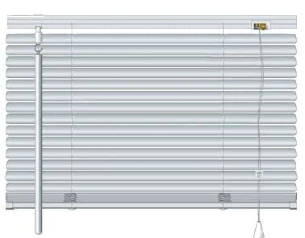 Жалюзи алюминиевые горизонтальные белые 1м2