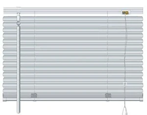 Жалюзи алюминиевые горизонтальные белые 1м2