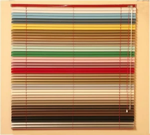 Жалюзи алюминиевые горизонтальные цветные 1м2