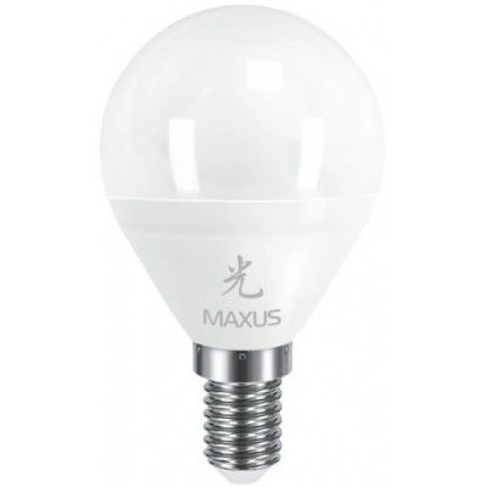 Лампа светодиодная шар 5Вт  220В Е14 3000K Maxus' AP SAKURA 1-LED-439 (гарантия пять лет)
