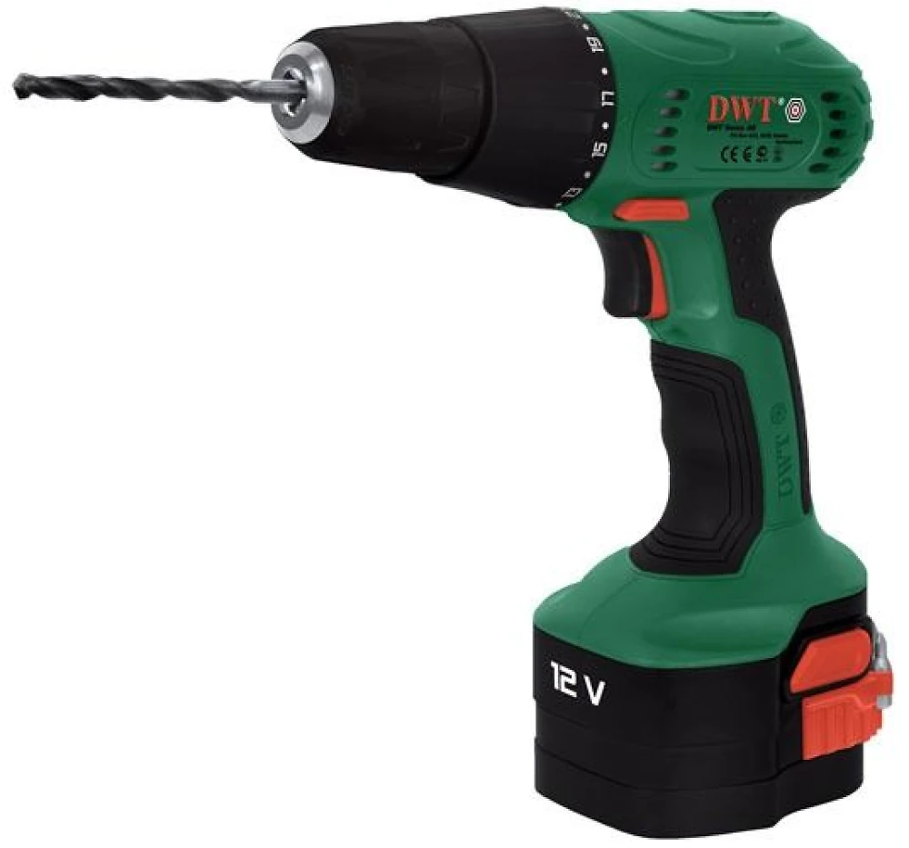 Шуруповерт (дрель аккумуляторная) 12Вт 1,3Ач один аккумулятор (Ni-Cd) ABS-12 DWT