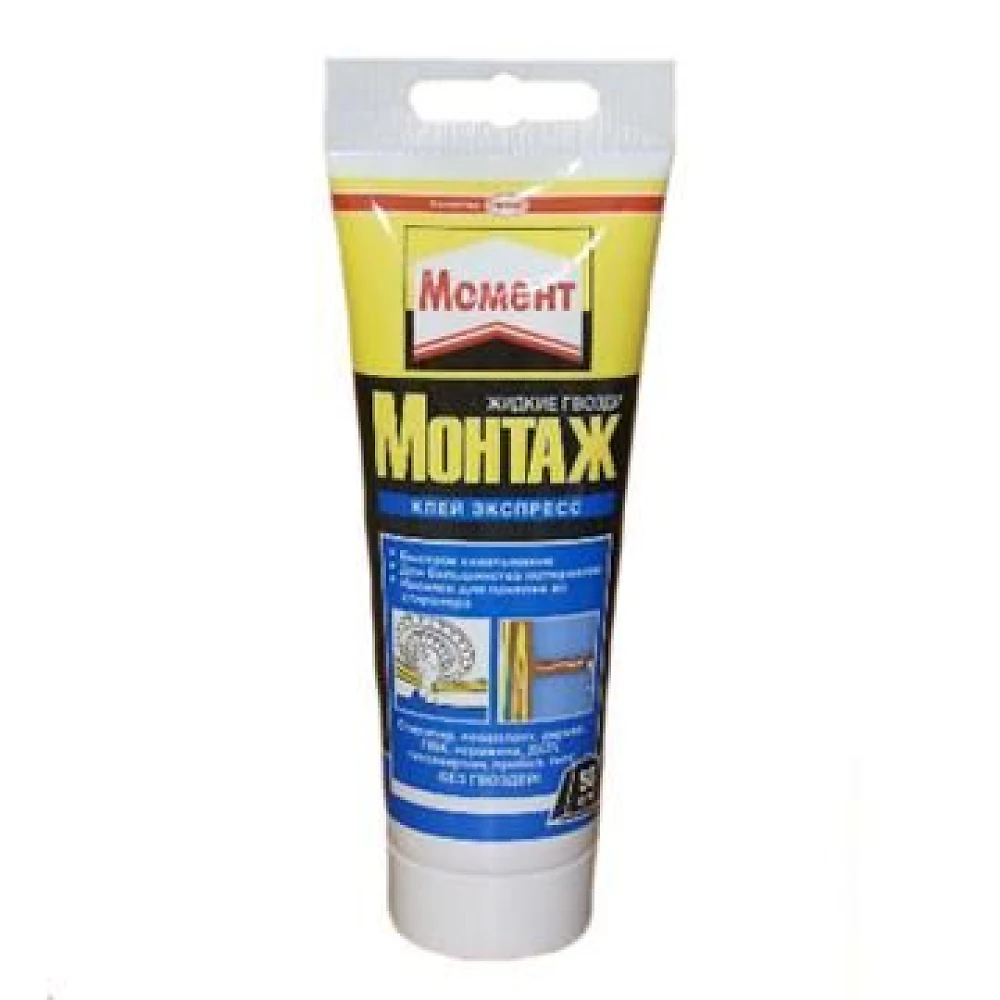 Клей Рідкі цвяхи універсальний Момент Монтаж 250 г білий