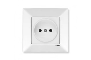 Viko Meridian белый Розетка 1-я