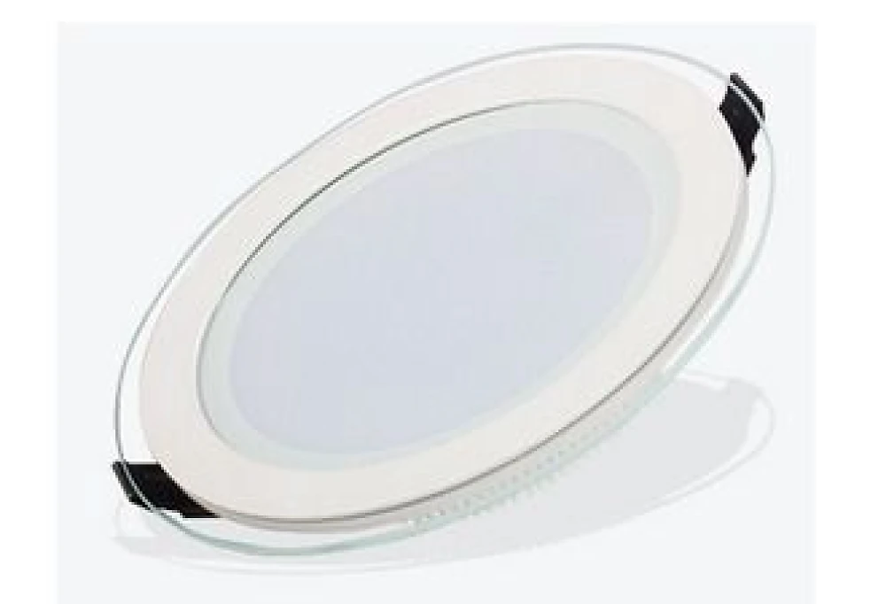 Светодиодная панель Bellson встраиавемая круг со стеклом 18W 6000K