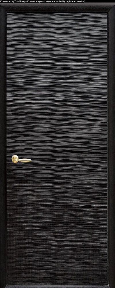 Двері  Фортіс венге Сахара (глуха) ПВХ DeLuxe Новий стиль