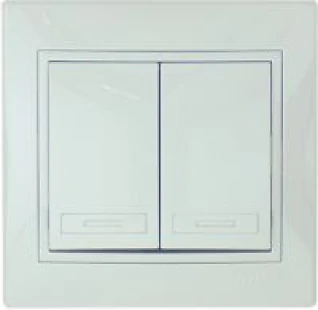 Lezard Mira Белый Выключатель 2-й