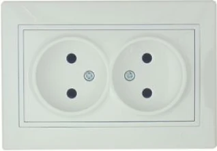 Lezard Mira Белый Розетка 2-я