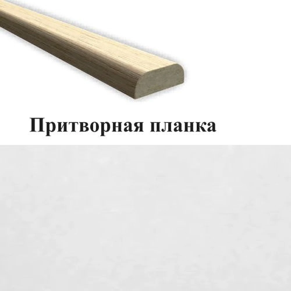 Притворна планка білий структурний Під фарбування МДФ 30х12х2070 (стойова) Новий стиль