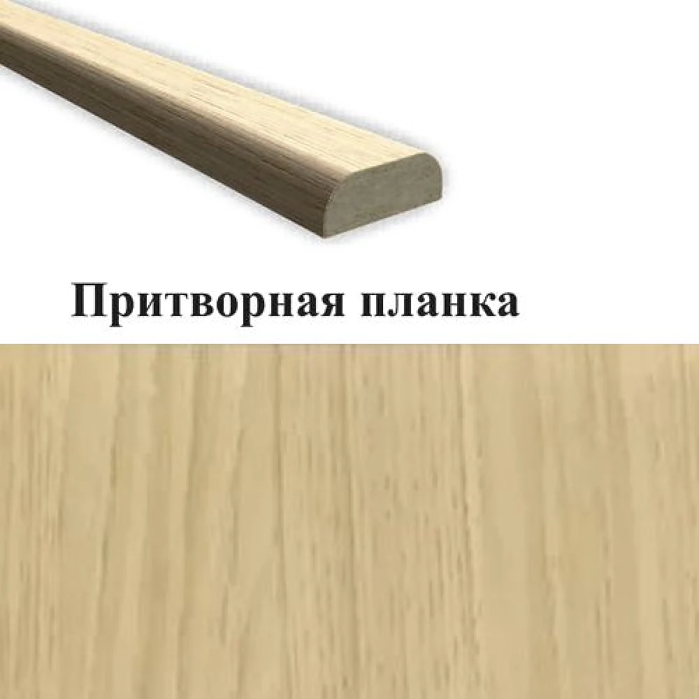 Притворная планка дуб жемчужный Экошпон МДФ 30х12х2070 (стоевая) Новый стиль