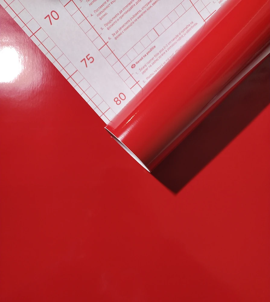Самоклеющаяся пленка D-C-Fix 45см х 1м Df 200-1274 (Красный глянец)