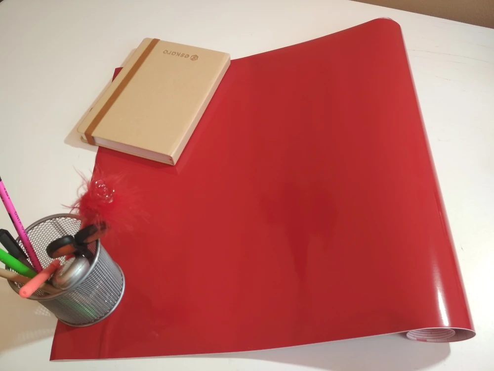 Самоклеющаяся пленка D-C-Fix 45см х 1м Df 200-1274 (Красный глянец)