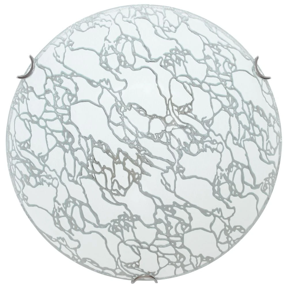 Світильник скляний НББ Модерн 2 * 60Вт Е27 d = 300 мм білий (24190)