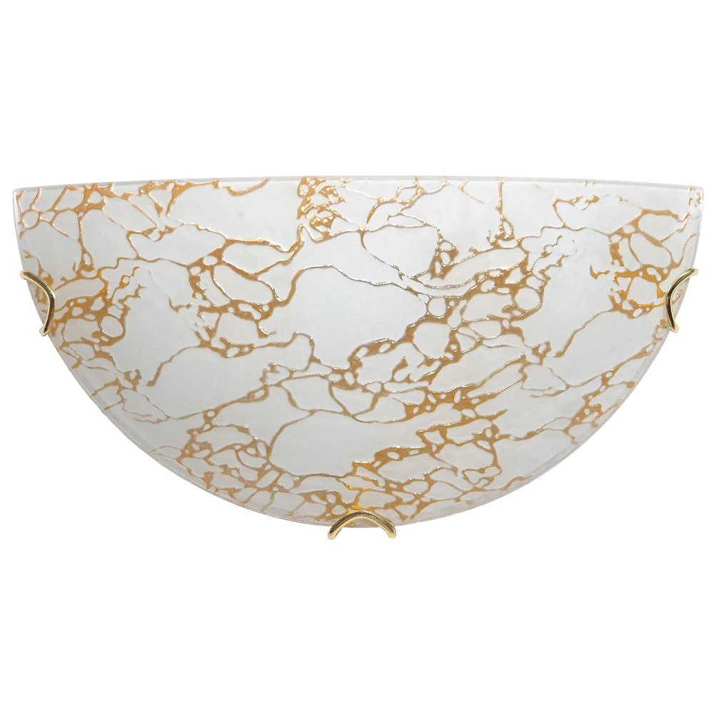 Светильник стеклянный НББ Модерн 1*60Вт Е27 1/2 золото (24191)